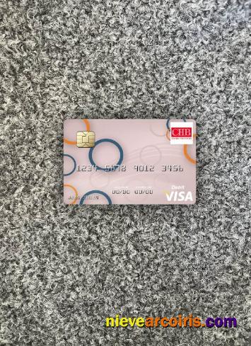 Taiwan Chang Hwa Bank visa debit card photolook